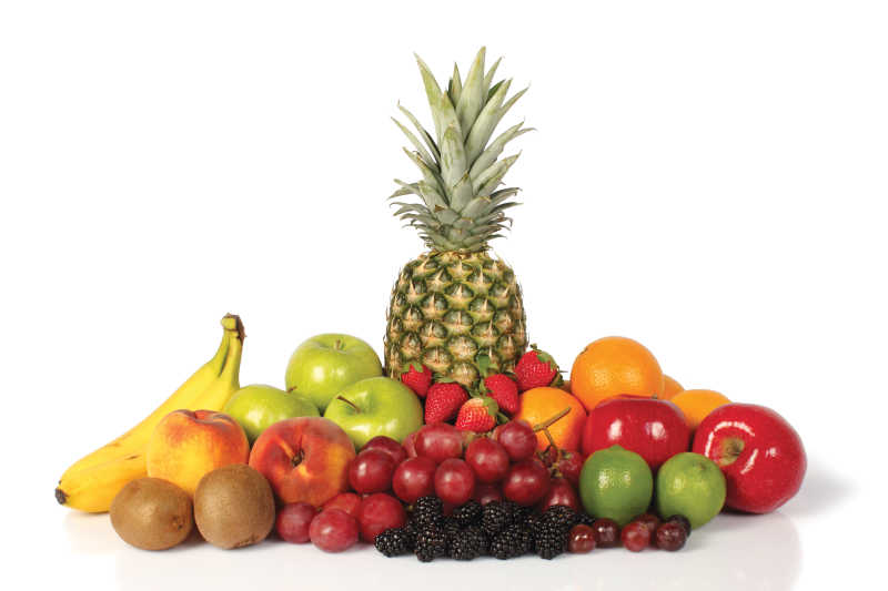 各式各样的水果